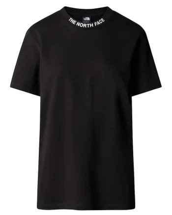 Tricou cu decolteu la baza gatului Zumu, Negru