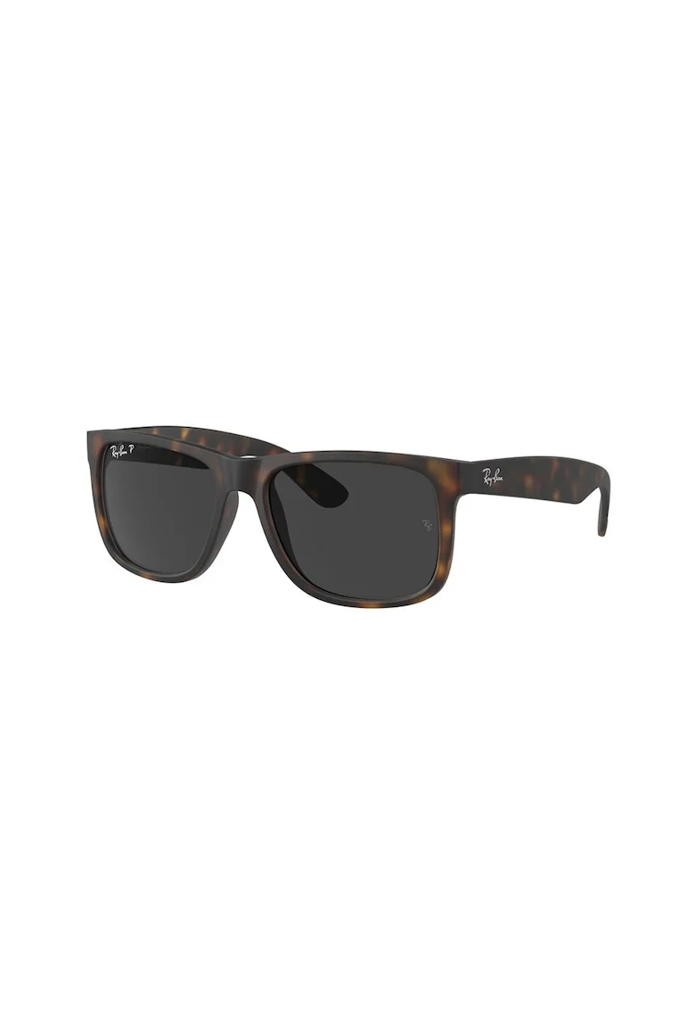 Ochelari de soare wayfarer polarizati, Negru/Maro