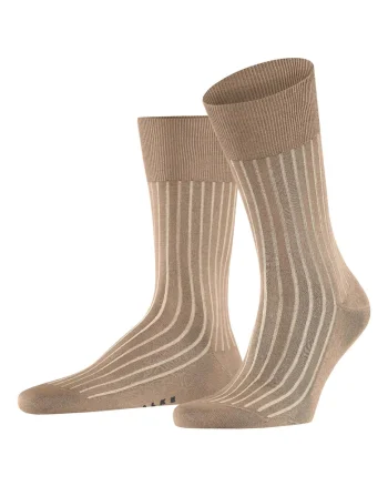 Sosete lungi Shadow 15773, Maro/Bej