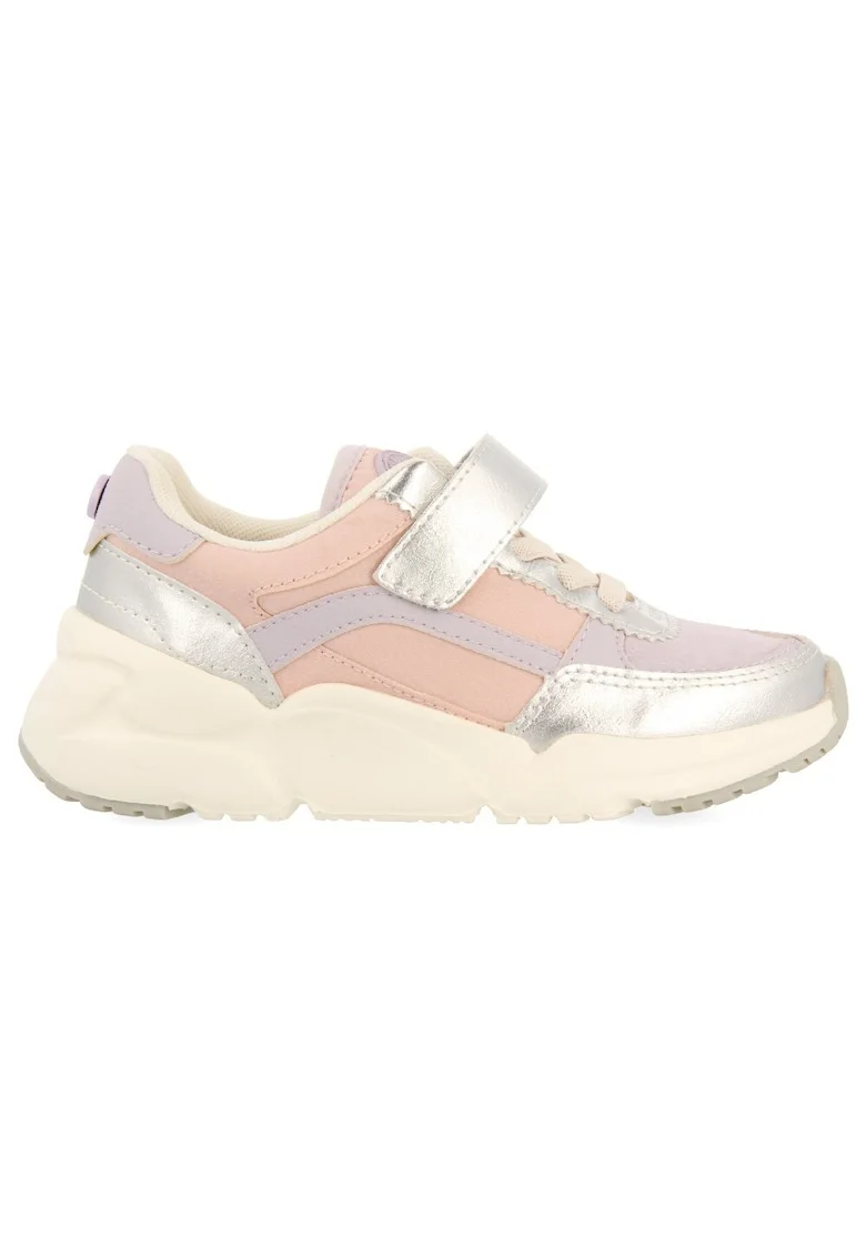 Pantofi sport colorblock cu velcro Nasice, Roz pal