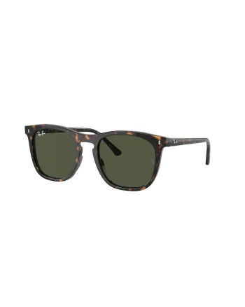Ochelari de soare patrati unisex cu lentile uni, Negru/Maro