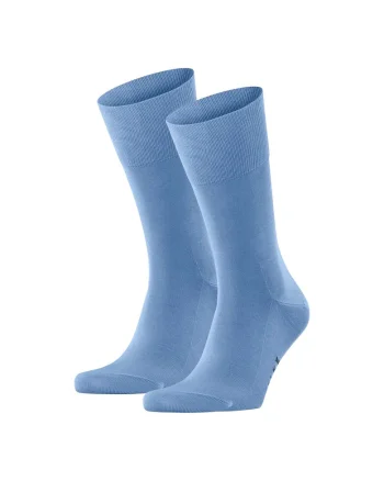 Set de sosete lungi din amestec de bumbac organic - 2 perechi, Albastru deschis