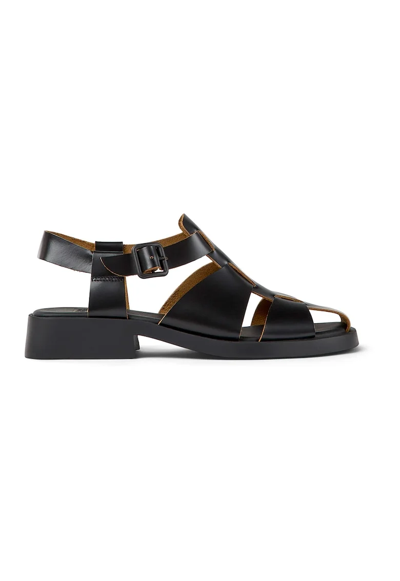 Sandale de piele Dana, Negru