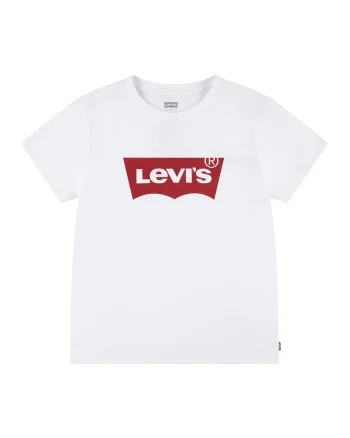 Tricou din bumbac cu imprimeu logo Batwing, Rosu/Alb