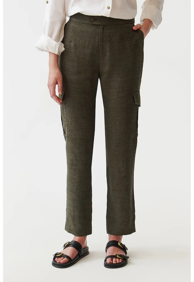 Pantaloni cargo de in, Kaki