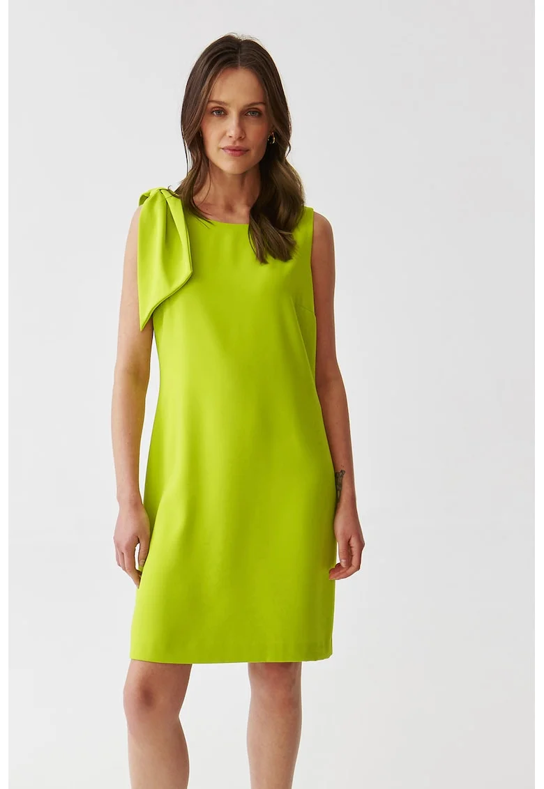 Rochie mini dreapta, Verde lime