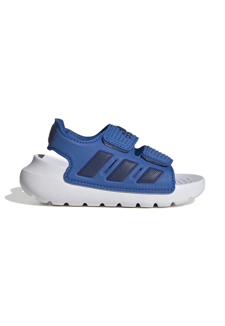 Sandale cu talpa wedge si inchidere velcro Altaswim 2.0, Albastru inchis