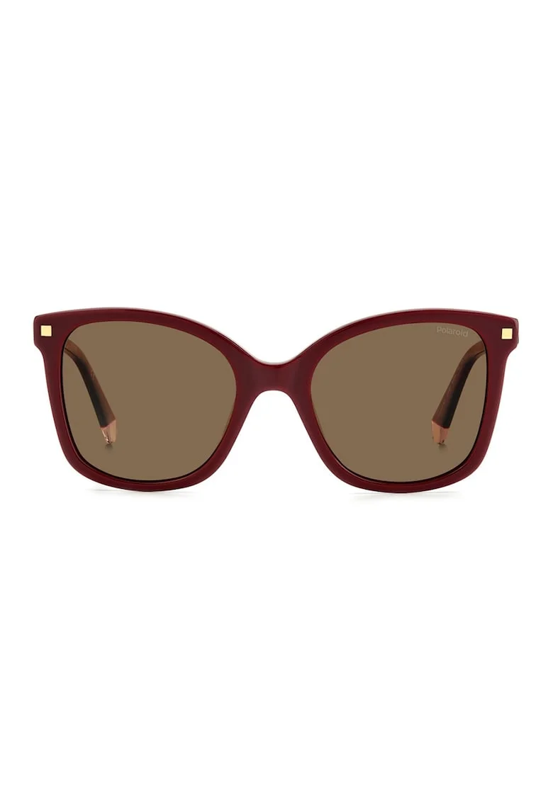 Ochelari de soare butterfly polarizati, Visiniu/Maro