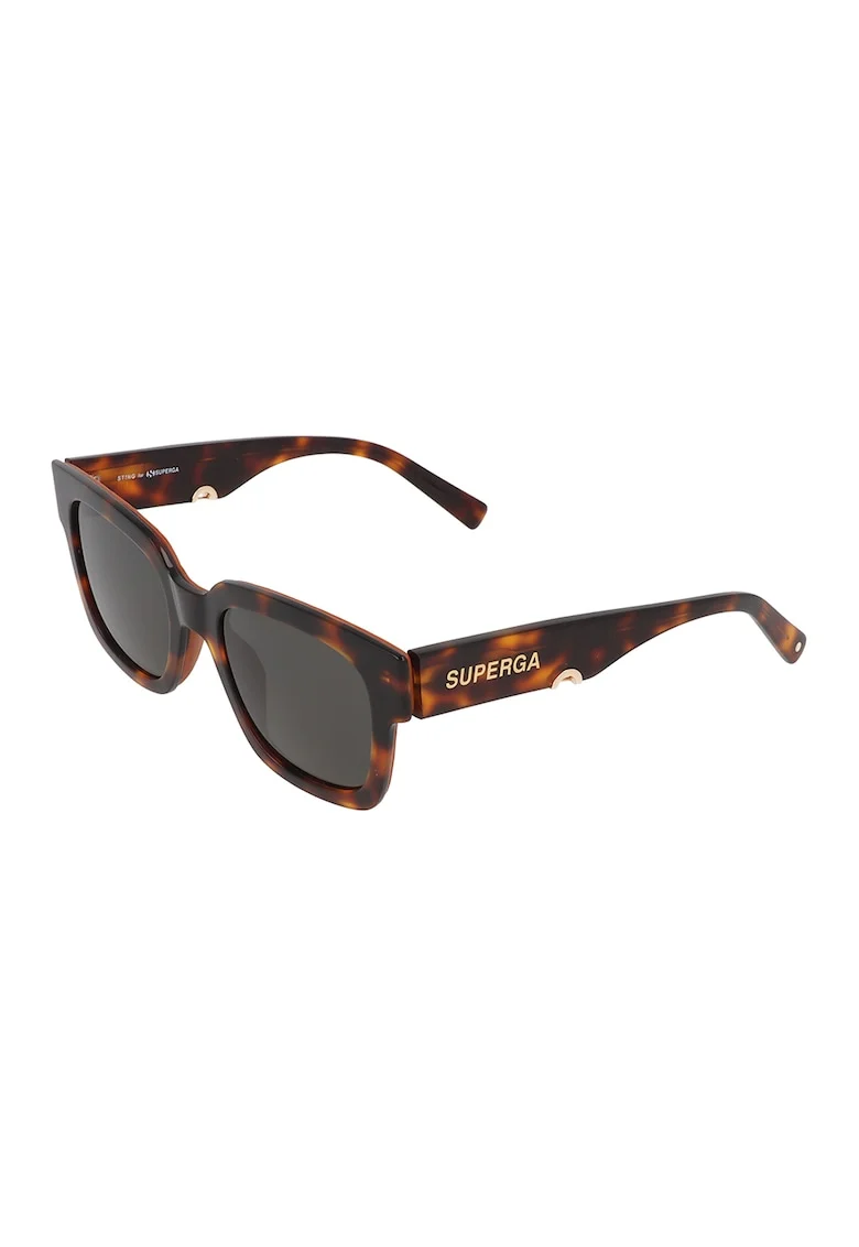 Ochelari de soare unisex patrati, Maro/Maro scortisoara/Gri antracit