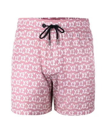 Pantaloni scurti de baie cu logo Sea Shey 28985, Roz