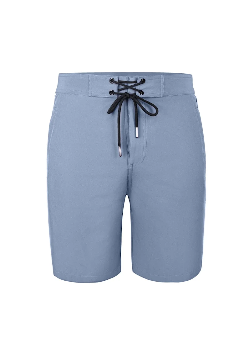 Pantaloni scurti de baie cu snur in talie DAVEY 28991, Albastru