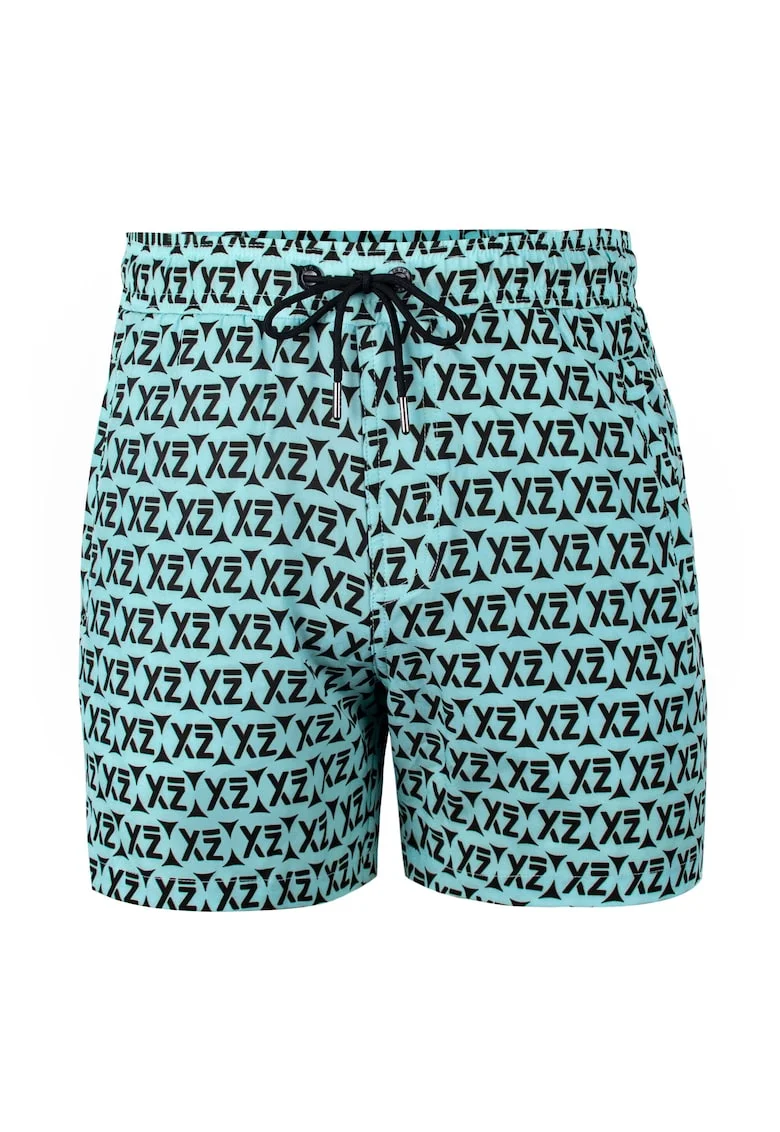 Pantaloni scurti de baie cu logo Sea Shey 28985, Turcoaz