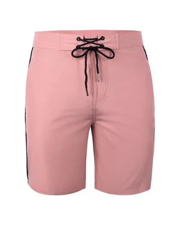 Pantaloni scurti de baie cu snur in talie DAVEY 28991, Roz