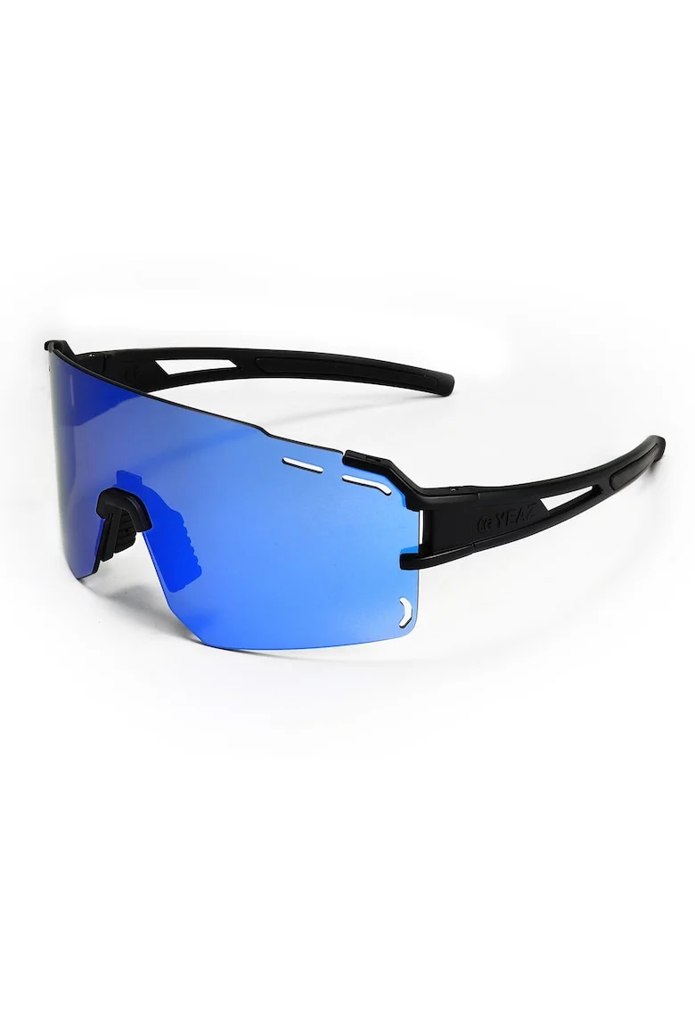 Ochelari de soare shield unisex Suncruise, Negru/Albastru