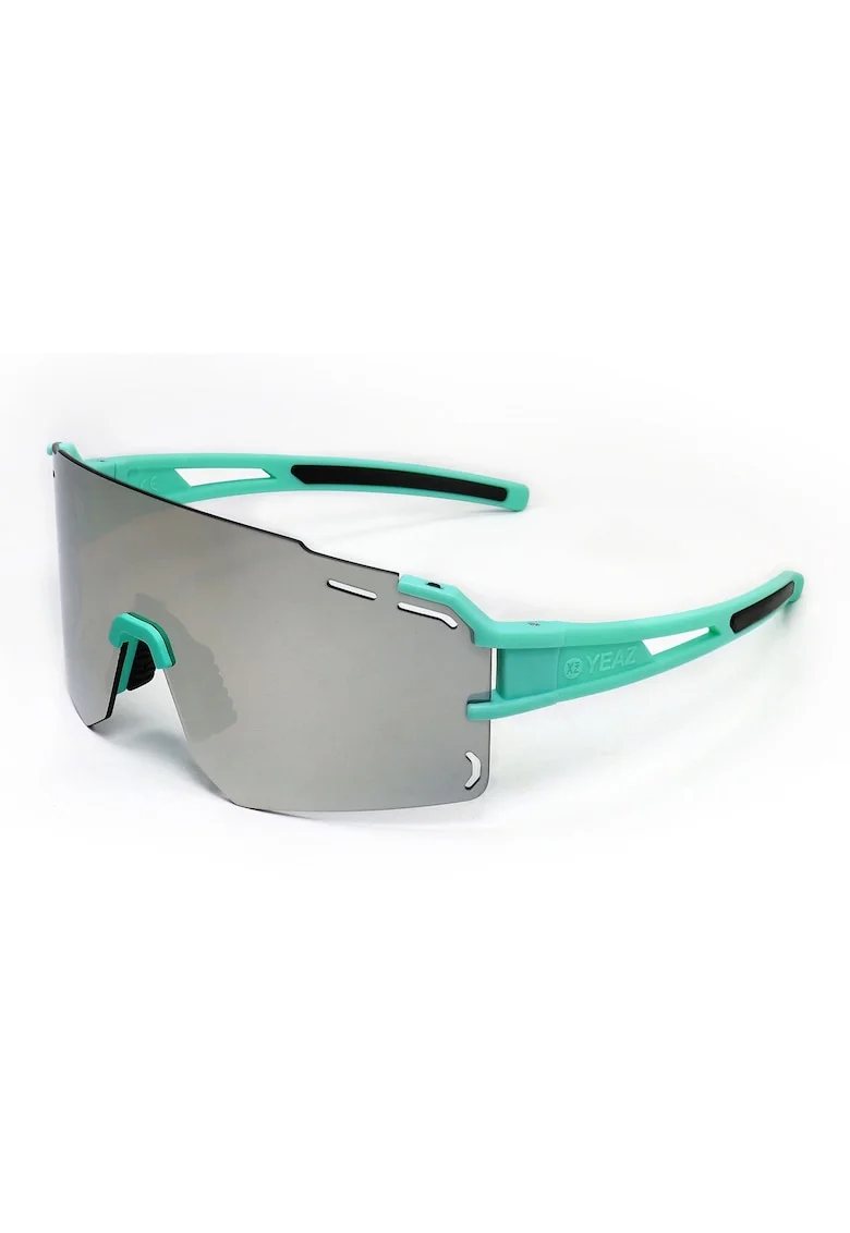 Ochelari de soare shield unisex Suncruise, Verde/Argintiu