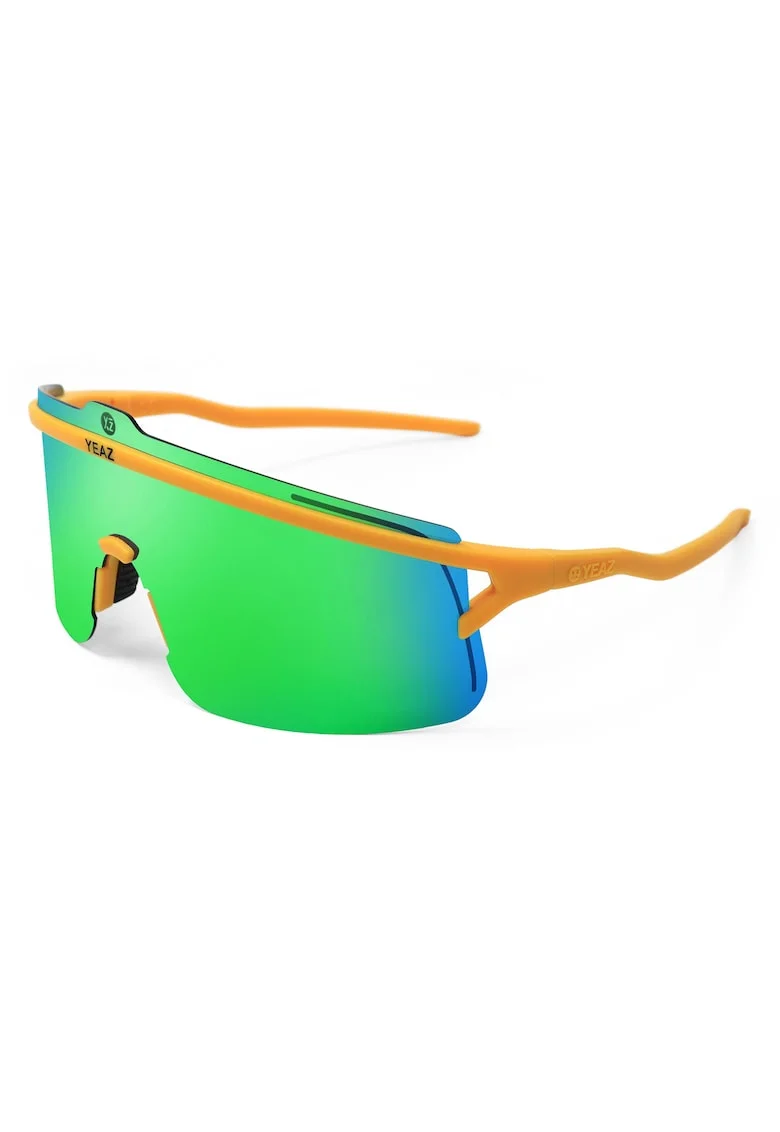 Ochelari de soare unisex polarizati Sunshade, Verde/Galben