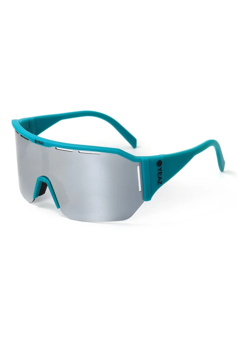 Ochelari de soare unisex polarizati Sunshade, Verde/Argintiu