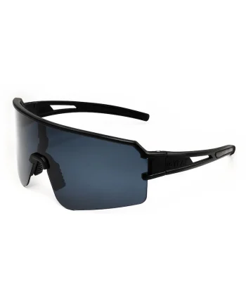 Ochelari de soare unisex cu lentile-oglinda Sunspot, Negru