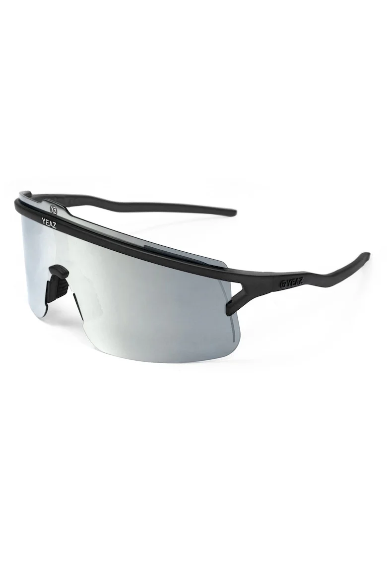 Ochelari de soare unisex polarizati Sunshade, Negru/Argintiu