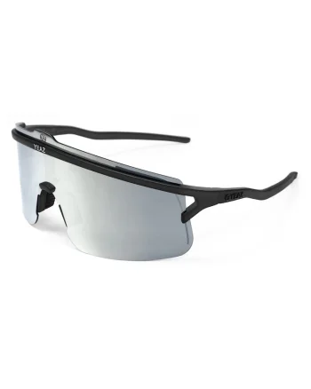 Ochelari de soare unisex polarizati Sunshade, Negru/Argintiu