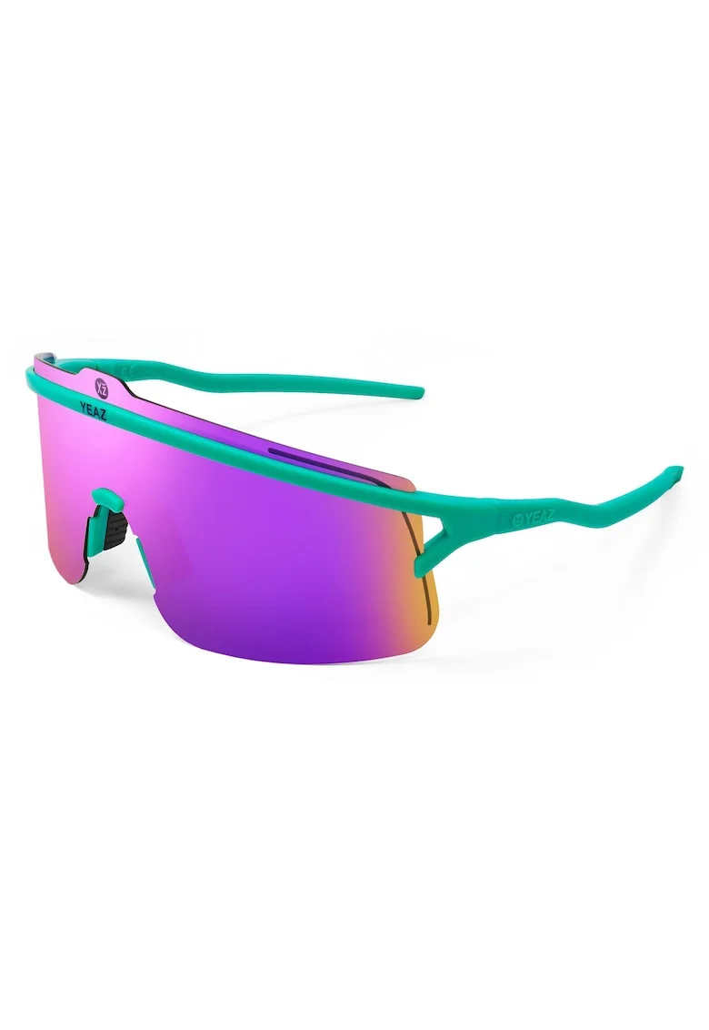 Ochelari de soare unisex polarizati Sunshade, Verde/Lila