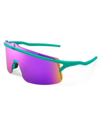 Ochelari de soare unisex polarizati Sunshade, Verde/Lila