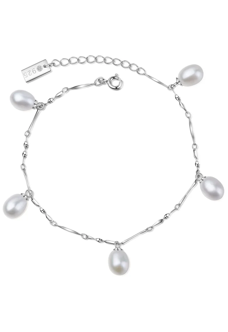 Bratara cu perle Maiko 29255, Alb