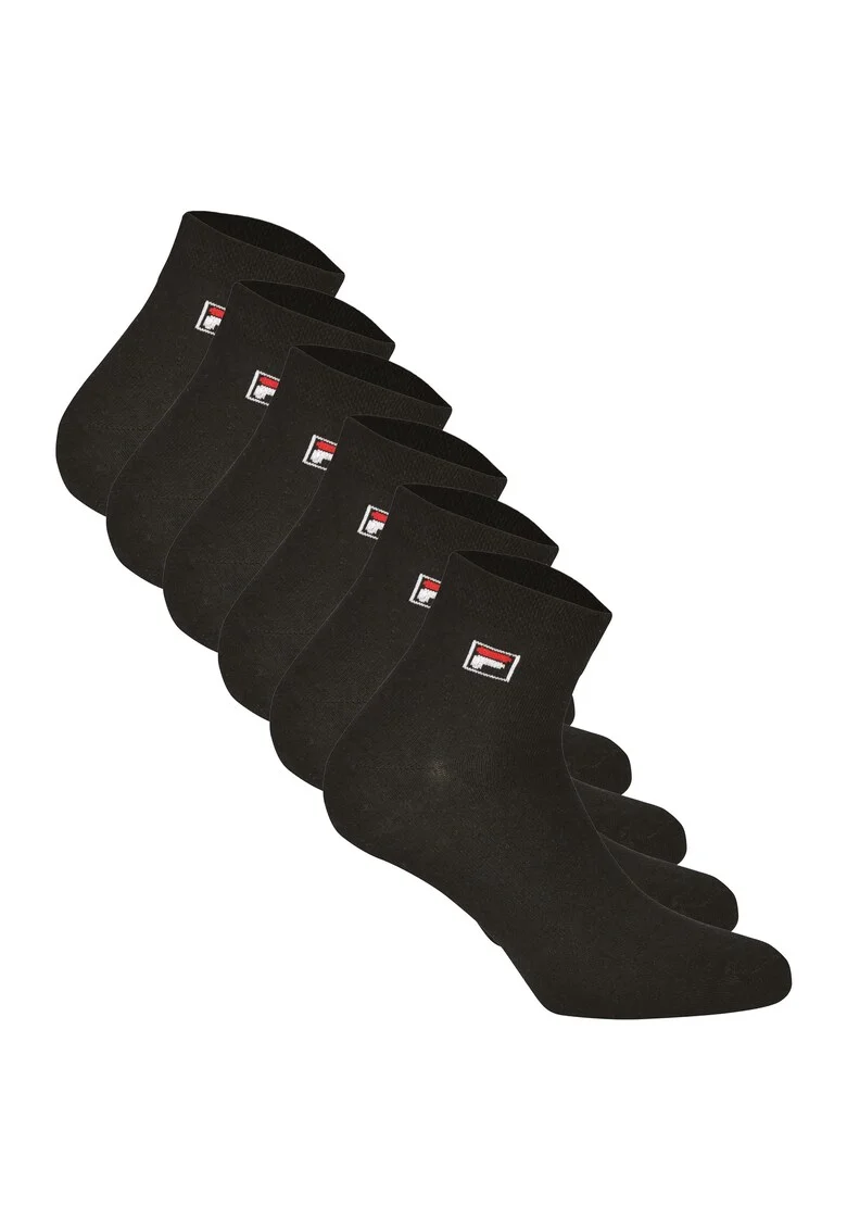 Set de sosete lungi unisex - 6 perechi, Negru