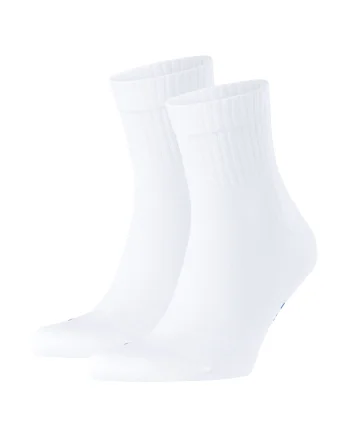 Set de sosete lungi unisex - 2 perechi, Alb