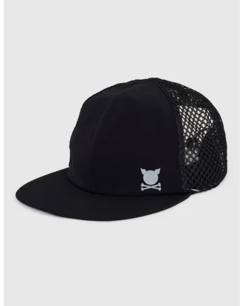Sapca trucker unisex, Alb/Negru stins
