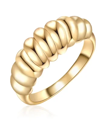 Inel placat cu aur de 14K