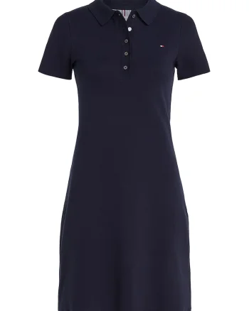 Rochie dreapta cu fenta cu nasturi, Albastru ultramarin