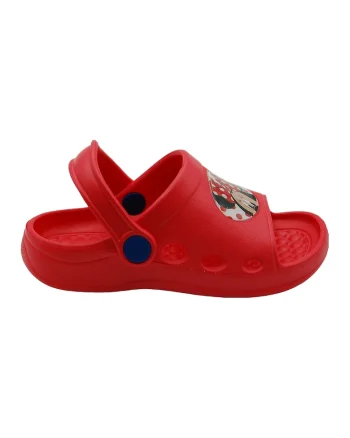 Papuci slingback cu imprimeu Minnie Mouse, Rosu