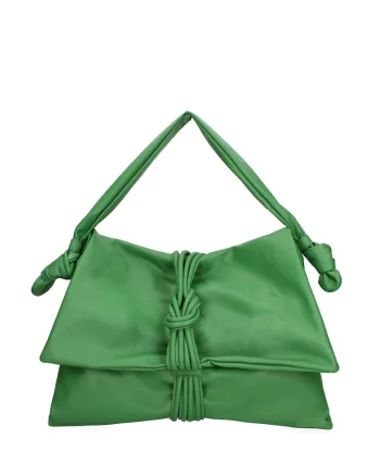 Geanta de umar cu clapa, Verde