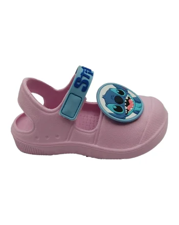 Sandale cu tematica Lilo&Stitch, Roz pal