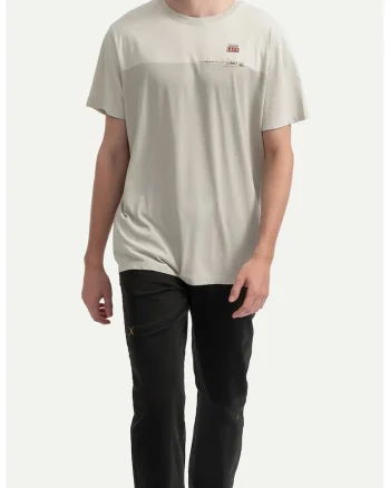 Tricou unisex de bumbac cu imprimeu, Bej deschis