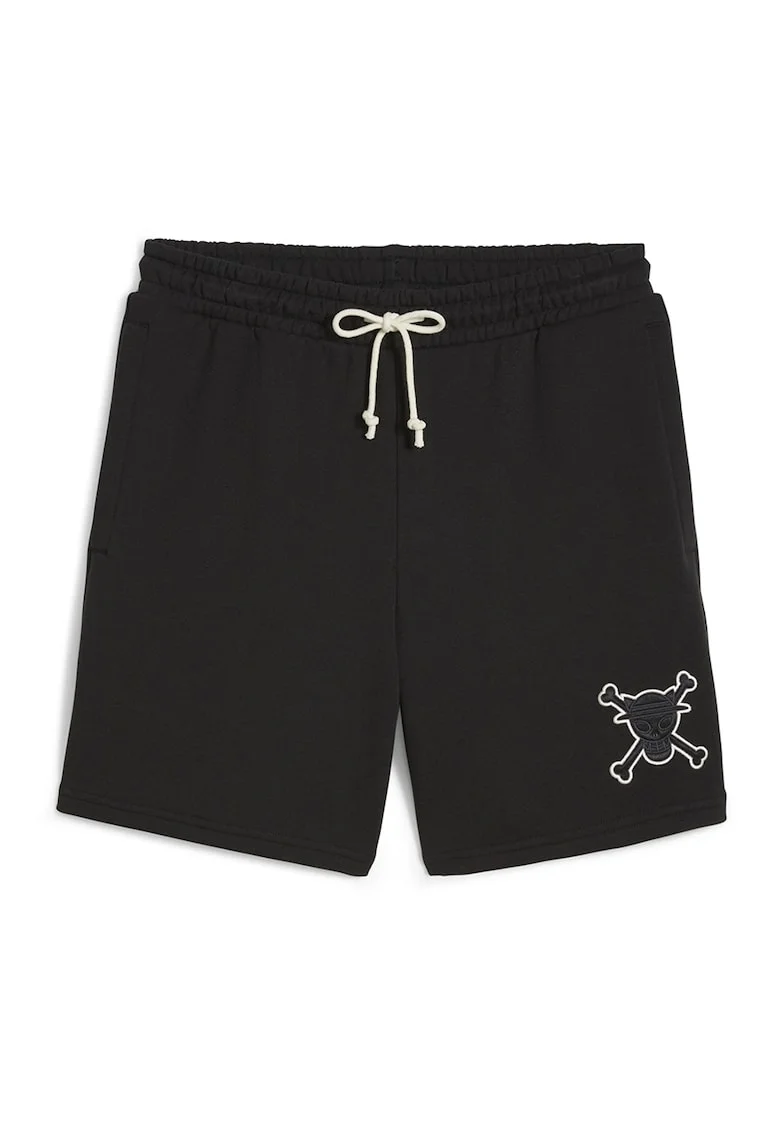 Pantaloni scurti cu snur si buzunare, Negru