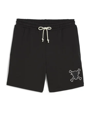 Pantaloni scurti cu snur si buzunare, Negru