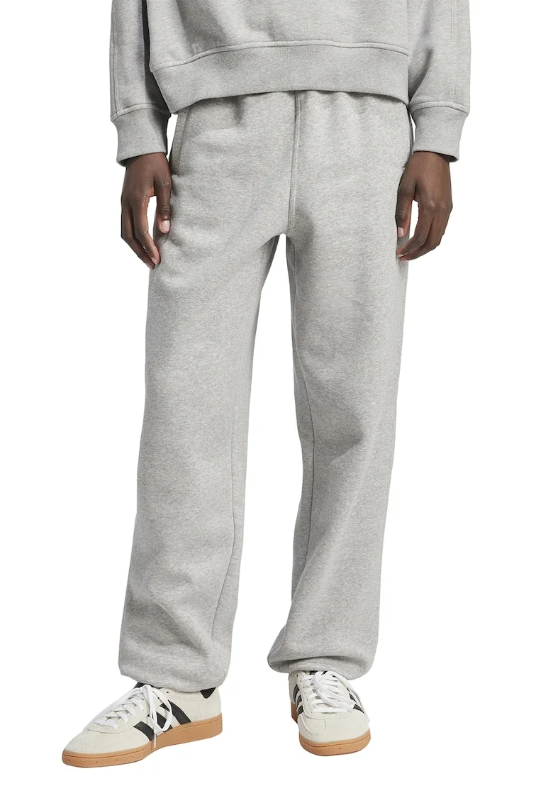 Pantaloni de trening cu buzunare oblice, Gri deschis