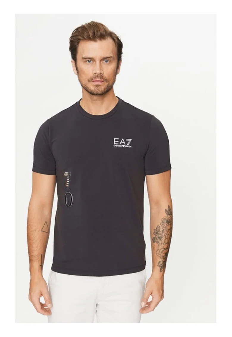 Tricou barbati,  93365, Negru, Poliamida
