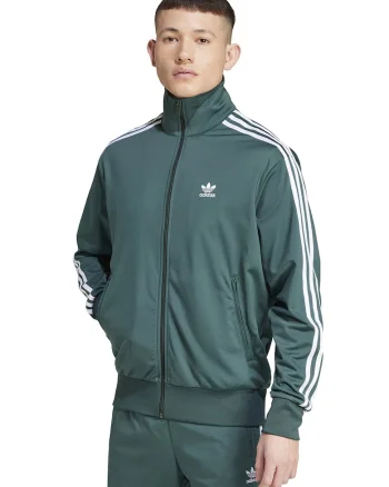 Bluza de trening cu fermoar si guler inalt Firebird, Alb/Verde aquamarin