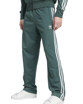 Pantaloni de trening cu slit cu fermoar la terminatii Firebird, Verde aquamarin