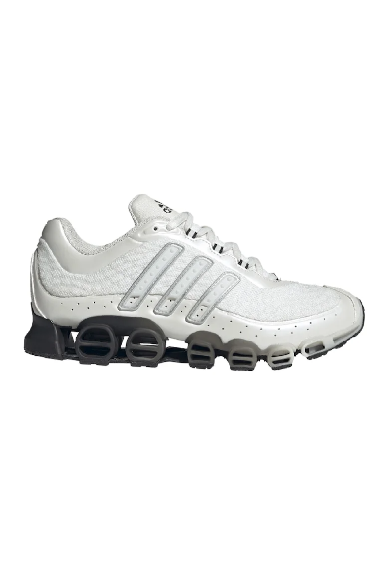 Pantofi sport unisex din plasa cu garnituri din material sintetic Megaride Zero, Alb murdar