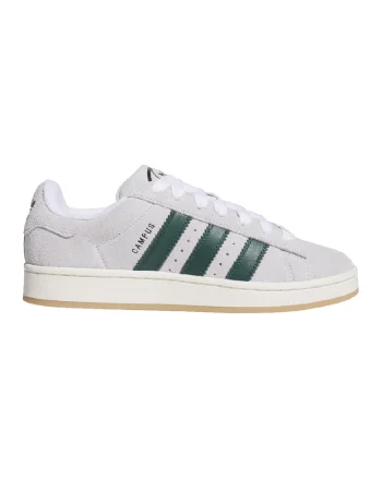 Pantofi sport Campus 00s din piele intoarsa cu garnituri contrastante, Verde/Gri deschis