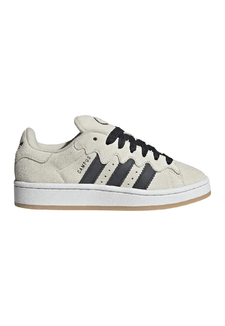 Pantofi sport din piele intoarsa Campus 00s, Negru/Gri deschis