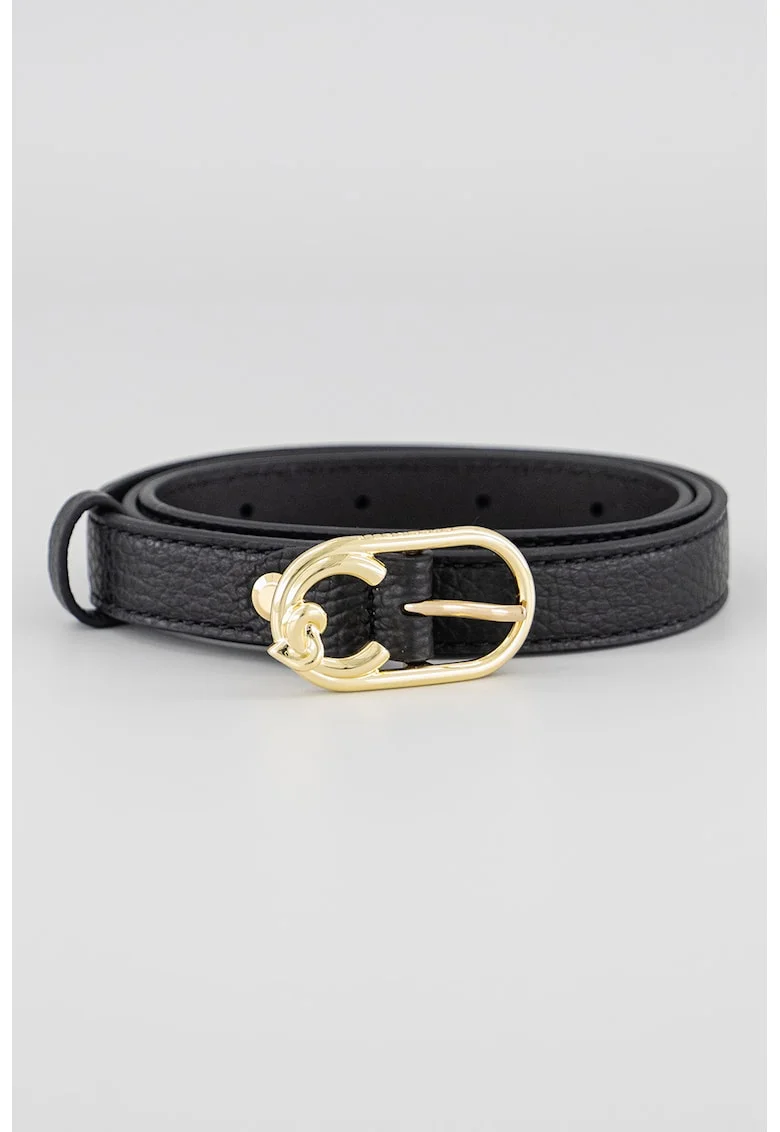 Curea de piele C-Me, Negru