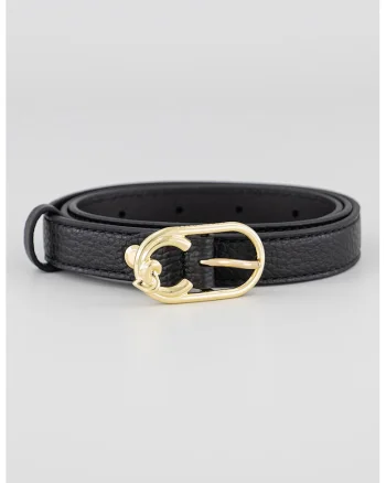 Curea de piele C-Me, Negru