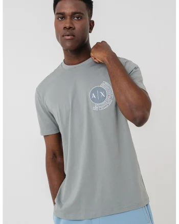 Tricou regular-fit cu imprimeu logo pe piept, Verde pal