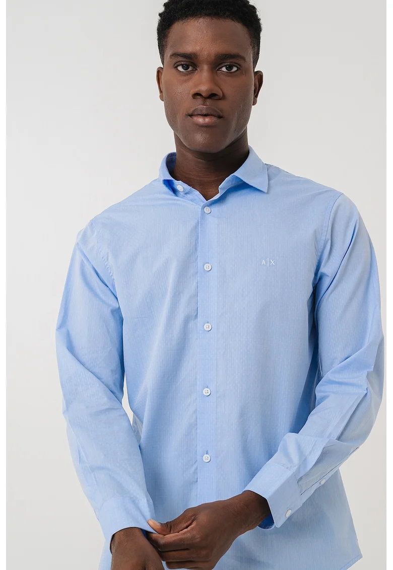 Camasa regular-fit cu guler clasic, Albastru pastel