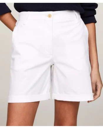 Pantaloni scurti din amestec de bumbac,